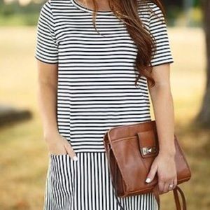 Madewell Striped Dress with Pockets